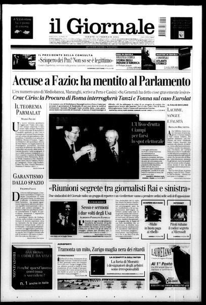 Il giornale : quotidiano del mattino